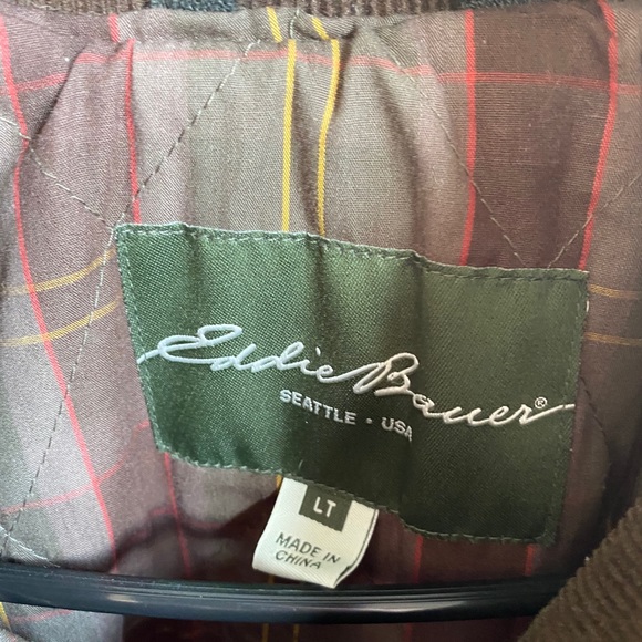 Men’s Duster Jacket - Eddie Bauer Green - Picture 3 of 5